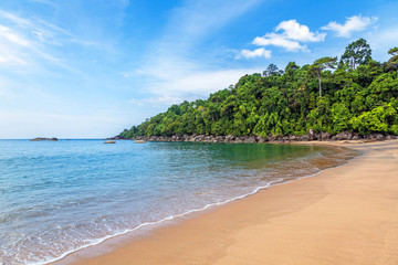 Tropical beach in the Thai province of Khao Lak