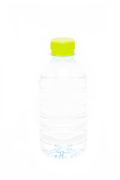 Water bottle isolate on white background.