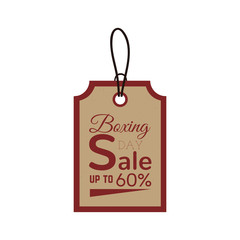 Boxing sale label