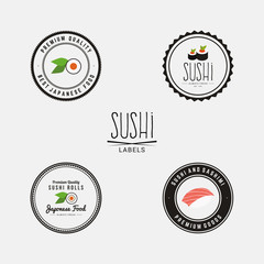Sweet Sushi Labels