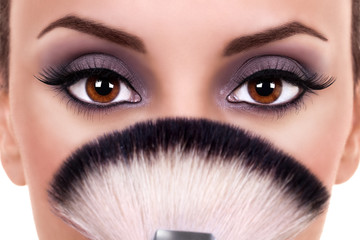 Beautiful Woman Eye Makeup. Beauty Make Up