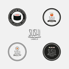 Sweet Sushi Labels