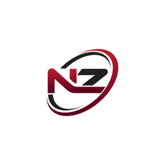 Modern Initial Logo Circle NZ