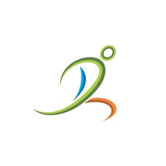 athletics sports logo template