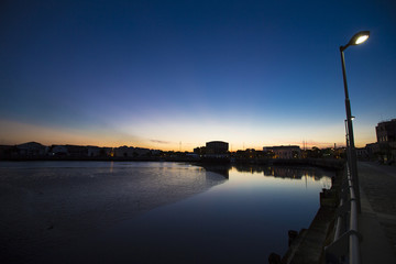 Sunset on La Boca, Buenos Aires