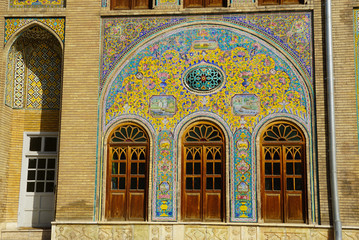 Obraz premium Edifice of the Sun of Golestan Palace,Tehran, Iran.