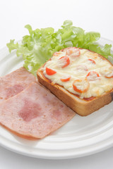 Crostinis with prosciutto crudo