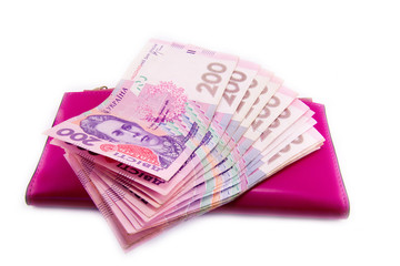 ukrainian hryvnia close up