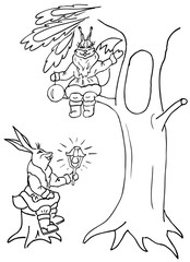 Christmas in the woods