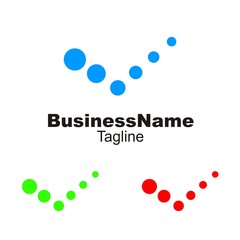 dot logo icon vector