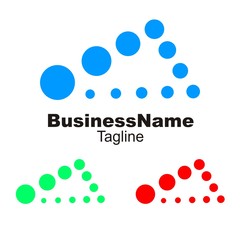 dot logo icon vector