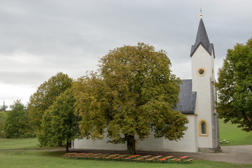 Adelgundiskapelle auf dem Staffelberg, Oberfranken, Deutschland