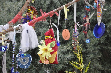 Geschmückter Baum in der Türkei