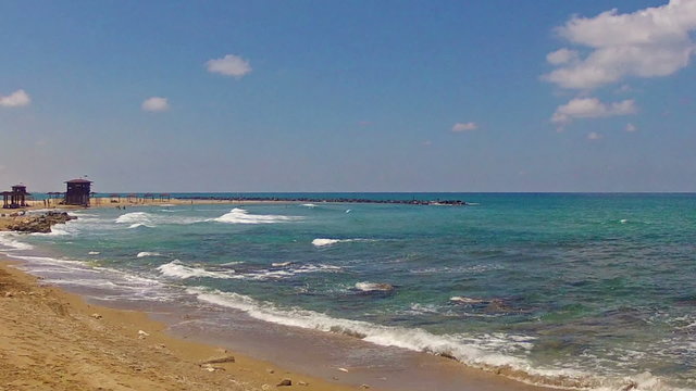 Beaches of Haifa/Mediterranean Sea, Israel