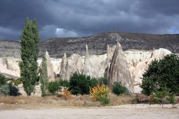 Landschaft in Kappadokien