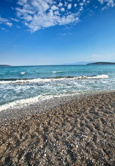 Beach in  Peloponese in Greece