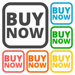 Buy Now icons set