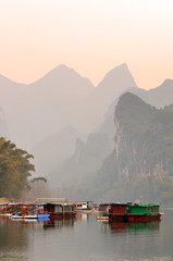 Obraz premium Landscape in Yangshuo Guilin, China ..