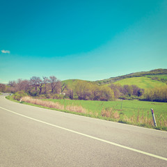 Naklejka premium Asphalt Road