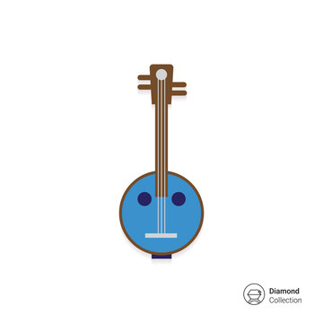 Banjo instrument icon