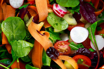 Fresh Close up Vegetable, Vegan salad. healthy food