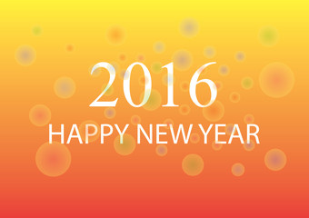 Greeting card with Christmas and New Year