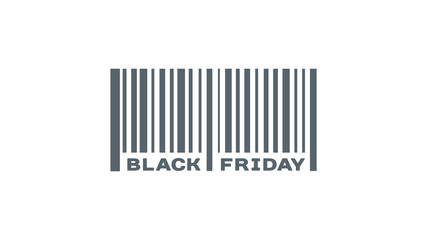 Barcode Labeled Black Friday