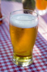 Beer in a glass