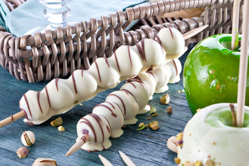 kandierte apfel