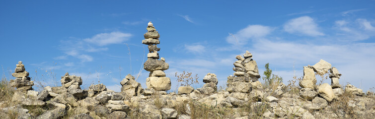 Rocks indicating way to St. James.