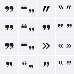 Quote Sign Icons - 95320206