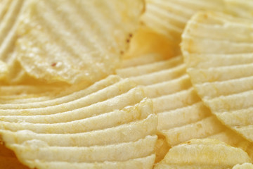 classic potato chips background