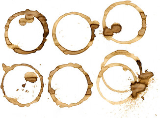 Background coffee ring. Real coffee.                                          

