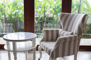 design of interior living room modern style with sofa furniture