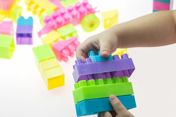 colorful plastic blocks