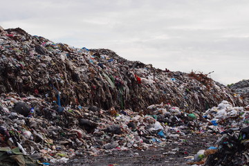 Lot of garbage at the landfill: An environmental problem