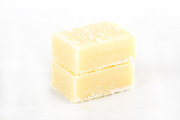 white chocolate pieces