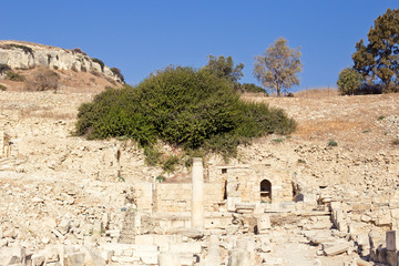 Fototapeta na wymiar Apollo Temple and ruins at Amathus
