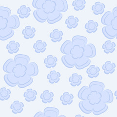 Seamless pattern with lilac flowers.