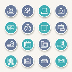 Electronic Appliances Web Icons