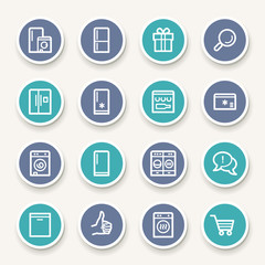Kitchen Appliances Web Icons