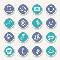 Web & internet icons set