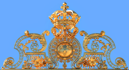 Château de Versailles, détails de la grille royale