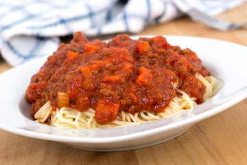 meat sauce spaghetti