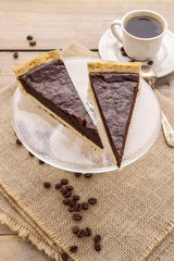 Chocolate tart - dessert