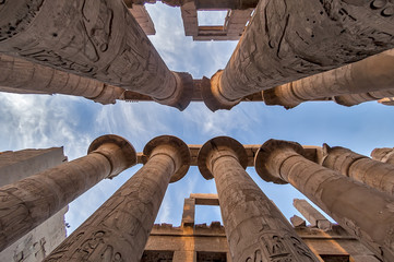 Karnak Columns. Luxor, Egypt
