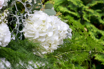 Wedding floral arrangement
