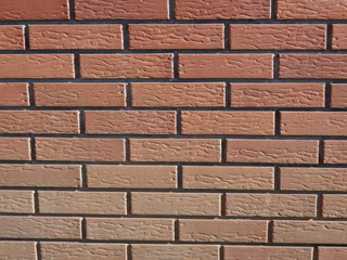 Red brick wall background