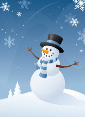 Snowman Wishing