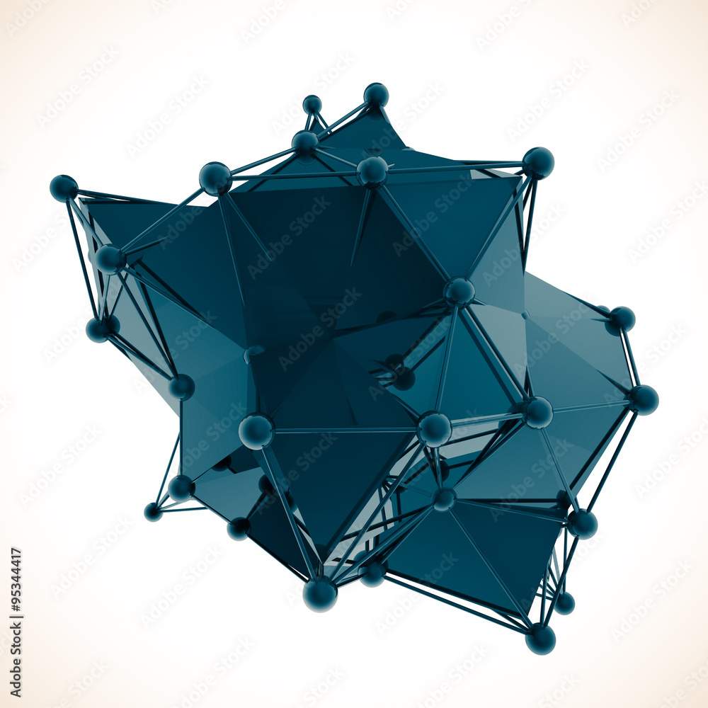 Poster structure 3d render computer graphics cg. crystal illustration. one from the set. more in my porftol